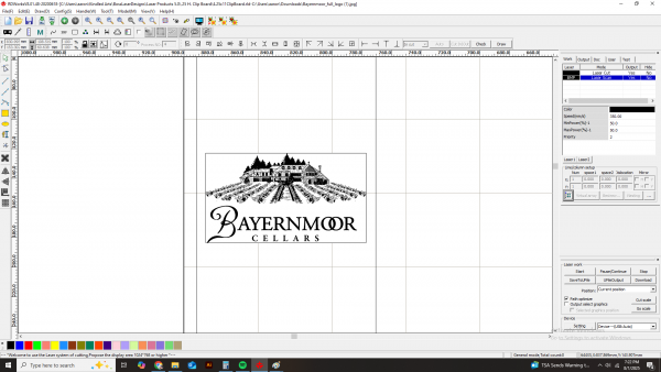 100 Bayern Moor Cellars Horizontal Clip board Slim (fits 4.25x11 paper)