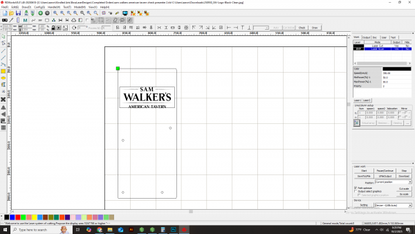 100 Sam Walker Bill Presenters, 100 Sam Walker Drink Board Menus (fits 4.25x11 paper menus) - Image 2