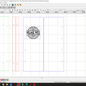10 Village Well Folding Menu Covers