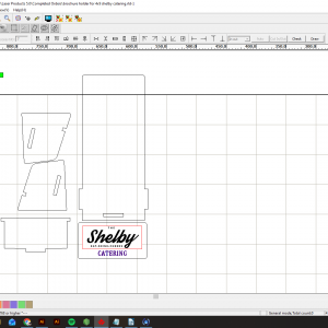 The Shelby 4x9 Brochure stand